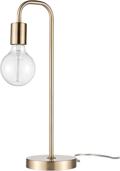 67433 Holden 18" Table Lamp, Matte Brass, Modern, Night Stand, Bedroom Décor, Living Room, Bedside Light